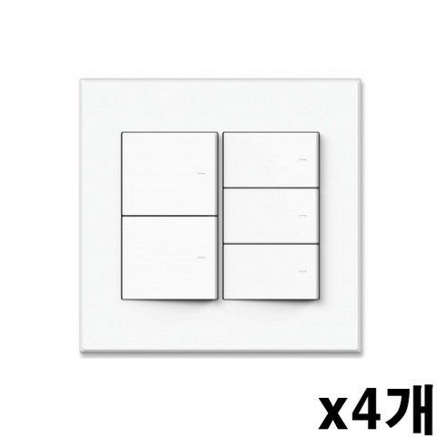 Ti1 1로 스위치 5구, 4개