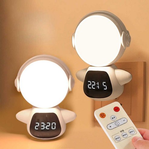 인공태양무드등 LED 일출 기상 디지털 알람, 1개, A