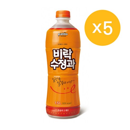 팔도 비락수정과, 1.5L, 5개
