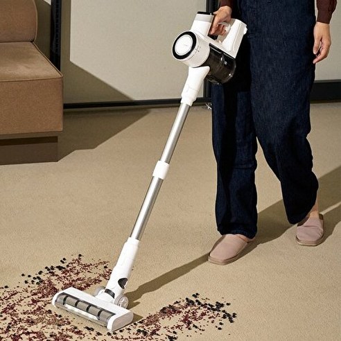 먼지통 비움 걱정 없이 쾌적한 청소, 캐치웰 무선청소기로 시작하세요!