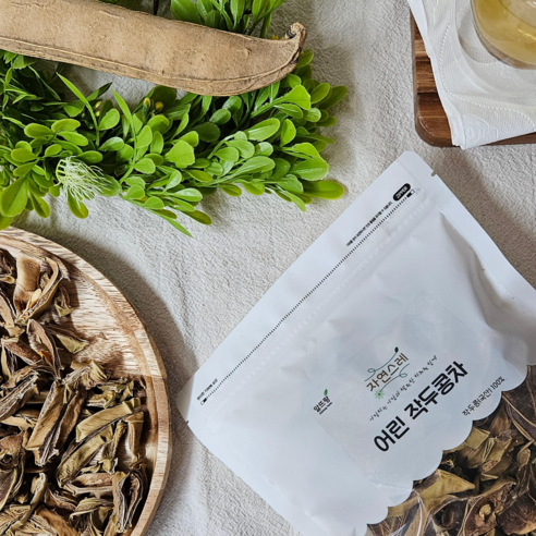 자연의 생명력을 담은 알뜨랑농원 어린 작두콩차로 건강한 일상을 시작하세요.