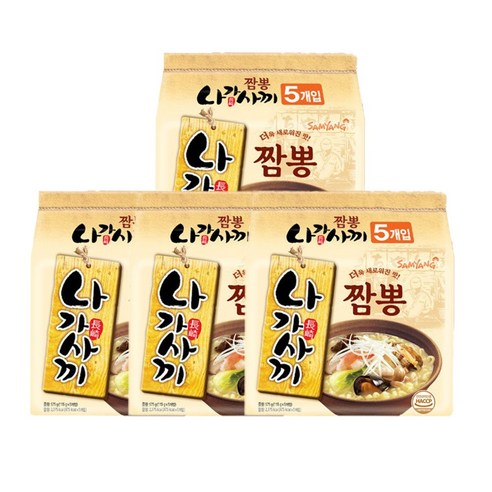 <올따옴> 삼양 나가사끼면 5입 멀티 4봉, 1개