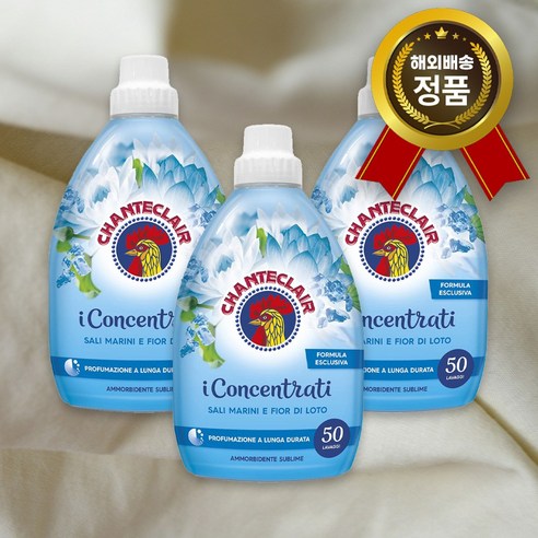 샹떼클레어 고농축 섬유유연제 씨솔트&연꽃, 1개, 1L