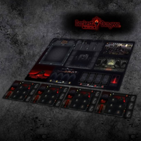 다키스트 던전 보드게임 매트 Darkest Dungeon playmat, 공용패드100X60