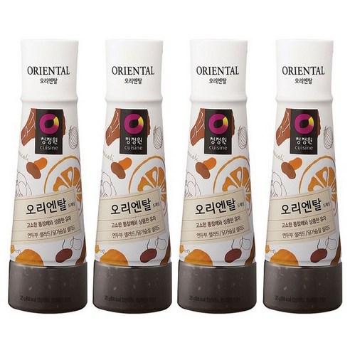 유니크앤몰 청정원 오리엔탈드레싱325g 드레싱, 단품, 325g, 4개