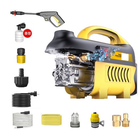 유니로스 고압세척기 고압세차기 휴대용 물분사기, 옵션1 가성비 유선 고압세척기 Best Top3