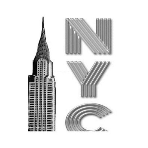 Chrysler Building NYC Writing Drawing Journal Paperback, Blurb, English, 9780464161219