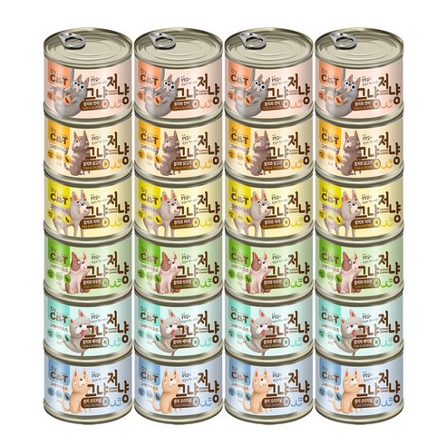 바이캣 고양이 그냥저냥 그레이비 소스 간식캔, 참치와 연어, 50g, 24개