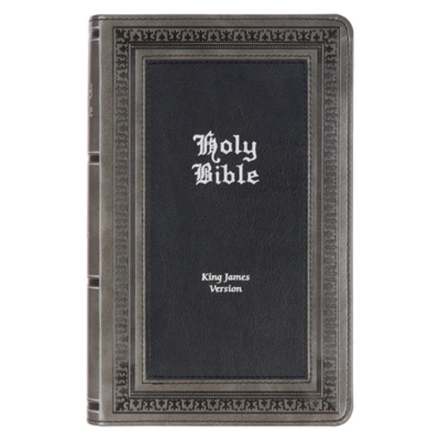 (영문도서) KJV Holy Bible Giant Print Standard Size Faux Leather Red Letter Edition - Thumb Index & Rib... Leather, Christian Art Gifts, English, 9781642728736