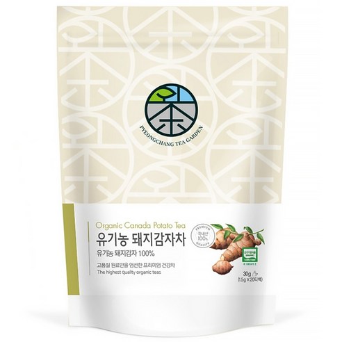 평창다원 유기농 돼지감자차 생분해 티백, 1.5g, 20개입, 1개