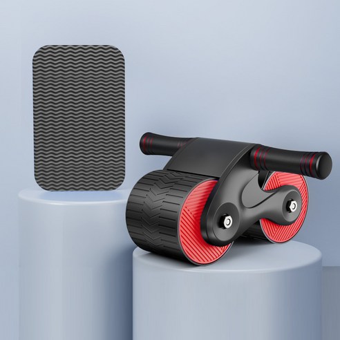 Perber 무소음 논슬립 자동 롤아웃 AB슬라이드 복근 홈 운동 기구, 다크네이비