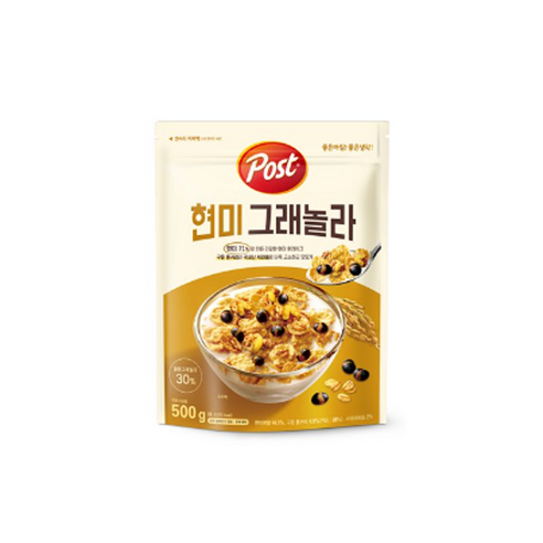 포스트 현미 그래놀라 시리얼, 500g, 2개