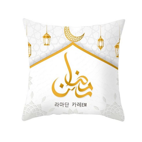 다국적 신형 금색 달 램프 복숭아 가죽 벨벳 베개 커버 홈 소파 침대 머리 자동차 베개 쿠션 커버, DRD233-38