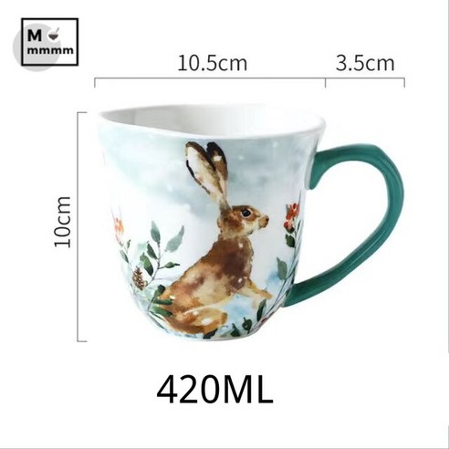 FREELIFE 북유럽 머그컵 세트 예쁜 도자기 VW-252, F-420ML-208