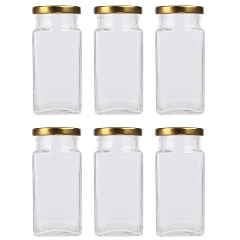 가인글로벌 허브250 유리병 러그캡 골드, 6개, 280ml