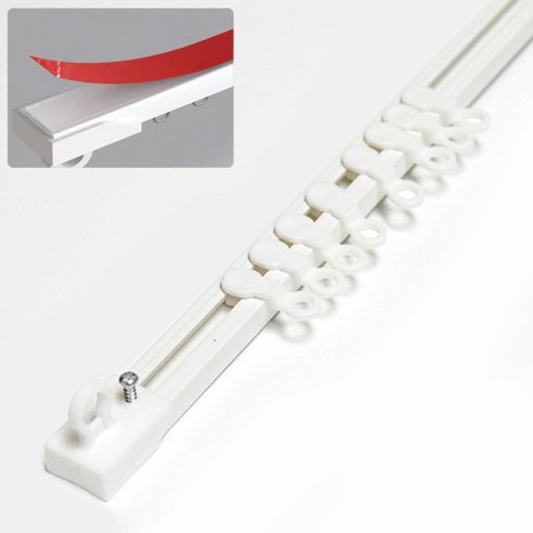 좁은 공간에 자유를 더하다: 아이베란다 붙이는 커튼레일 1M 사용 후기 붙이는커튼레일