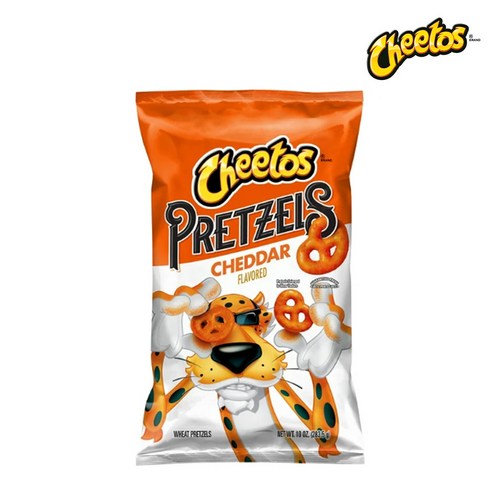 미국 치토스 프레첼 체다맛 스낵 과자 10oz 283.5g, Pretzels-Cheddar