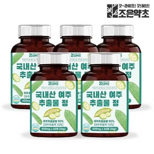 국내산 여주 추출물 여주정 식약처 HACCP 인증 60정 x 1개 여주분말 여주환