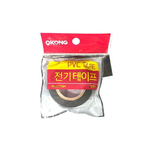 오공 PVC 전기절연 테이프 19mm x 10m, 12개