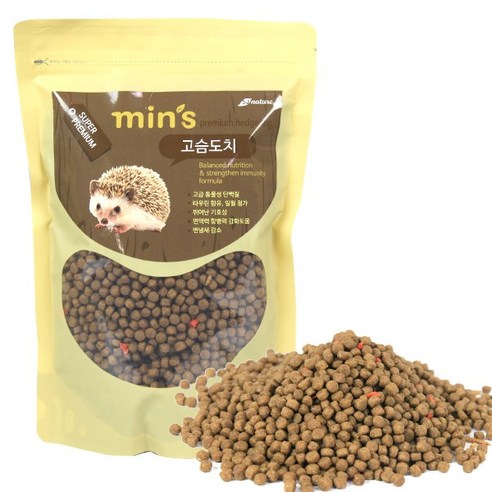 민스 프리미엄 고슴도치 사료 500g, 단품