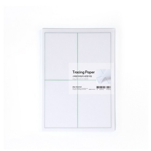 PaperPhant 스페셜 트레싱지, 4분할 A4 100매