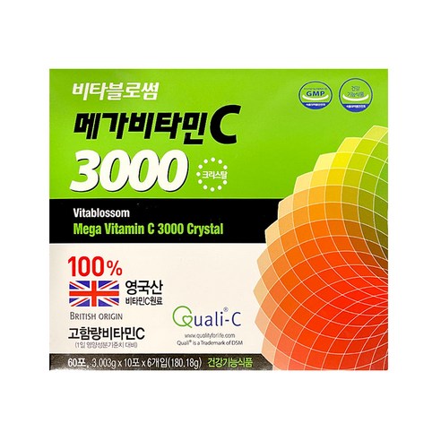 비타블로썸 메가비타민C 3000 크리스탈 60포
