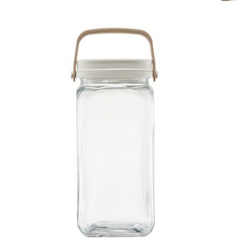 르베르폴리세 브라운 핸들캐니스터, 2개, 1600ml