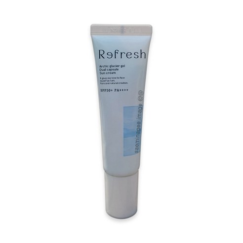 리프레쉬 빙하젤 듀얼 캡슐 선크림 50ml x 5SET, 5개