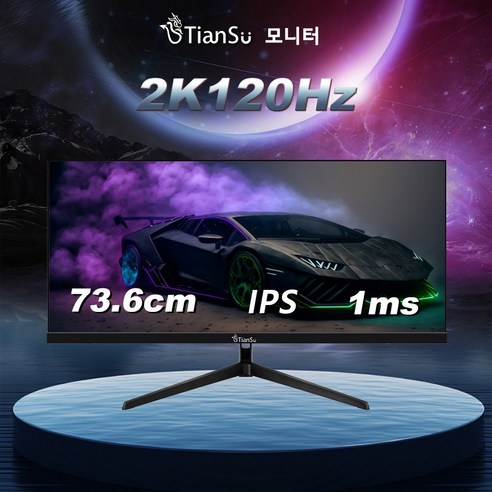 TianSu 컴퓨터 게이밍 모니터 29인치모니터 PC 200hz 사무용 QHD 120HZ 모니터추천 가성비 아이케어 모니터, 73.6cm, 292K120-1