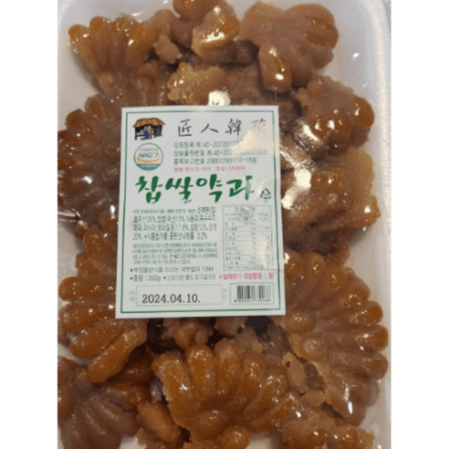 [샵플랜비] 장인약과 장인한과 찹쌀 파지약과 부드러운 단맛, 350g, 1개