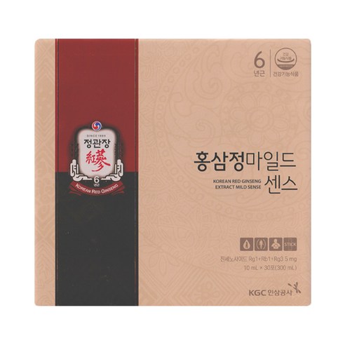 정관장 홍삼정마일드 센스 10ml 30포 1박스, 30회분