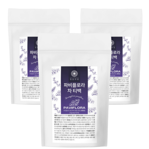 파비플로라 추출물 100% 식약청인증 파비 플로라 흑생강 차 티백 명동약방, 3개, 30회분