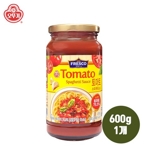 오뚜기 프레스코 토마토 스파게티소스, 600g, 2개