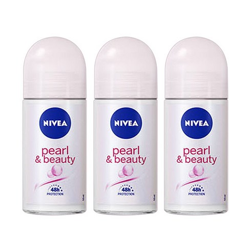 니베아 데오드란트 롤온 펄앤뷰티 50ml 3개팩, 3개