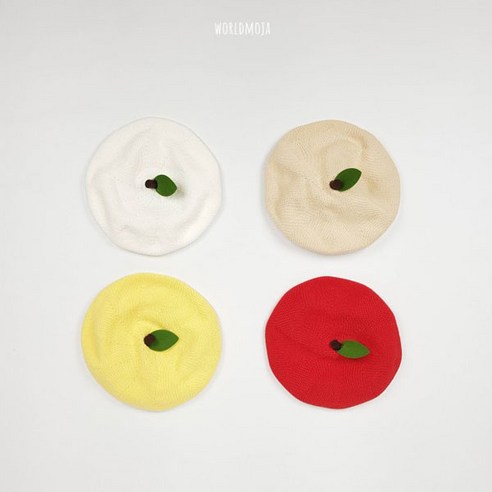 아기 유아 키즈 모자 월드모자 면과일베레모