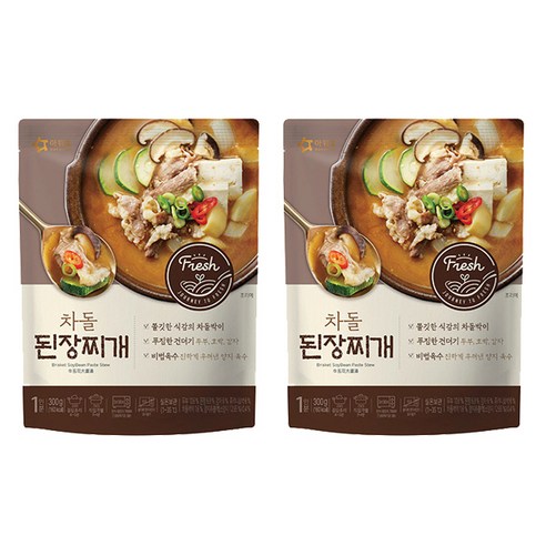 아워홈 차돌 된장찌개 300gX5개, 300g, 5개