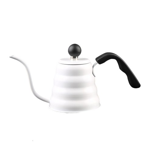 엘빈스 스테인리스 스틸 드립주전자 600ml, 1개, 화이트