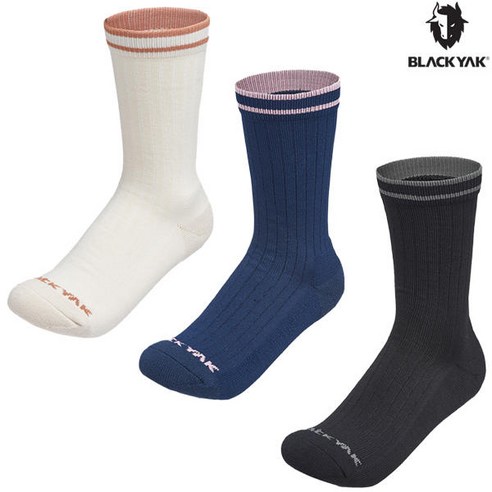[롯데백화점] 블랙야크(BY) 23SS 공용 등산 트레킹 면혼방 미드양말 26cm 아이보리 삭스 2BYSCX3915 블랙야크등산양말