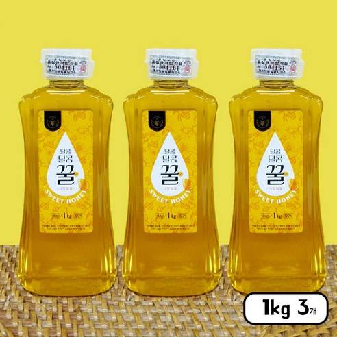 동화양봉 사양벌꿀, 1kg, 3개