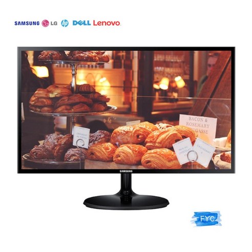 삼성 LG 레노버 24인치 LED 중고 모니터 사무용 가정용, 24인치LED 삼성-LF24FN, lf24fn
