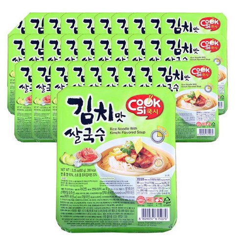 김치맛 30개 쌀국수 쿡시 쌀국수면 한스쌀국수 군대쌀국수 한스코리아, 상세페이지 참조