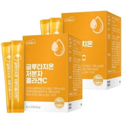 영국산 글루타치온 콜라겐C 고순도 고함량 4g x 40포, 3개, 30매