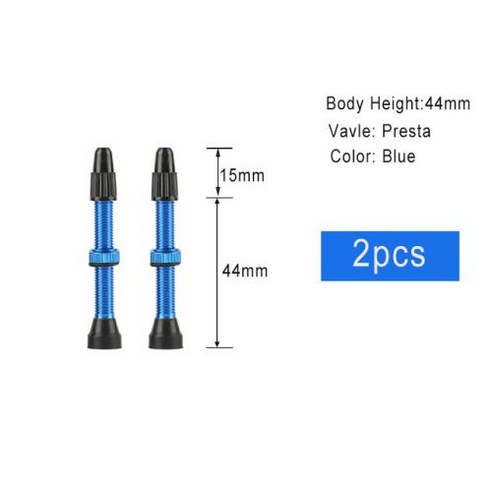 수상자전거 프레스타 튜브리스 에어 밸브 황동 알루미늄 FV MTB 도로 타이어 코어 탈착식, 7) Red 60mm 우도스쿠터 Best Top5