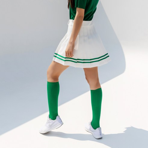 말본 골프웨어  여성골프치마 바지 초록색 라인 테니스 스커트 1줄 2줄 화이트 헬로버디 여자골프웨어