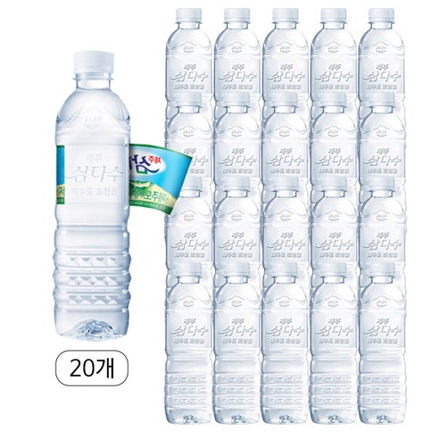 제주 삼다수 그린 무라벨 500ml x 20개 삼다수500ml