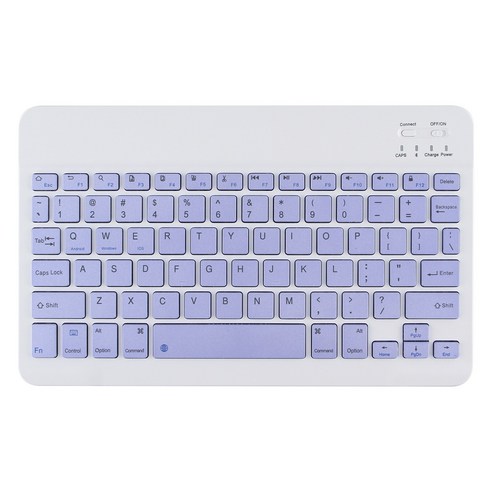 [시요] IPad 키보드 및 마우스 콤보 무선 블루투스 키보드 Teclado For iPad Mini 6 12.9 Xiaomi Pad 5 Samsung Huawei Tablet, purple, 10 inch