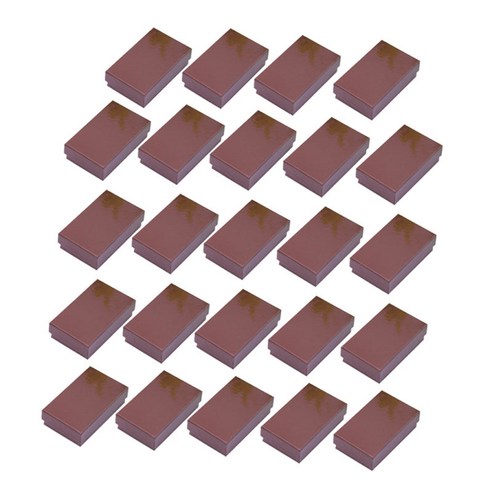 기념일 생일 선물을 위한 24pcs 대량 선물 상자 세트 반지 목걸이 상자