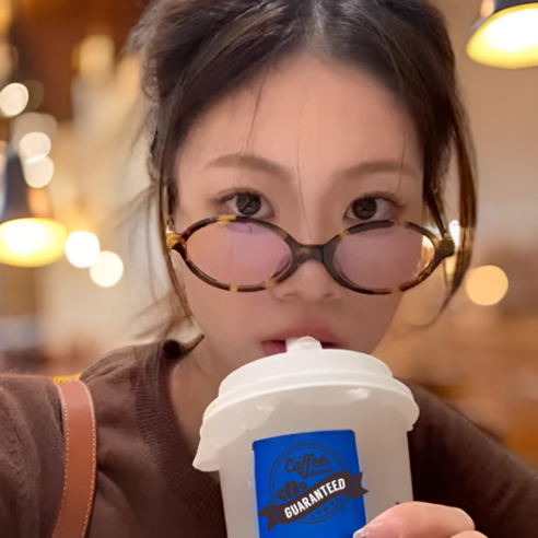 구매하마 알없는 패션 뿔테 안경테