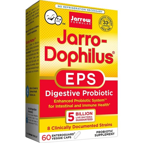 재로우 자로-도필러스 EPS 유산균 베지 캡, 60개입, 1개