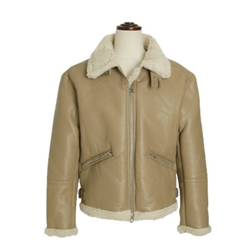 [OKㅣ강추] 판다스퀘어 남자 무스탕자켓 베이지 [OKNOWㅣ추천상품]